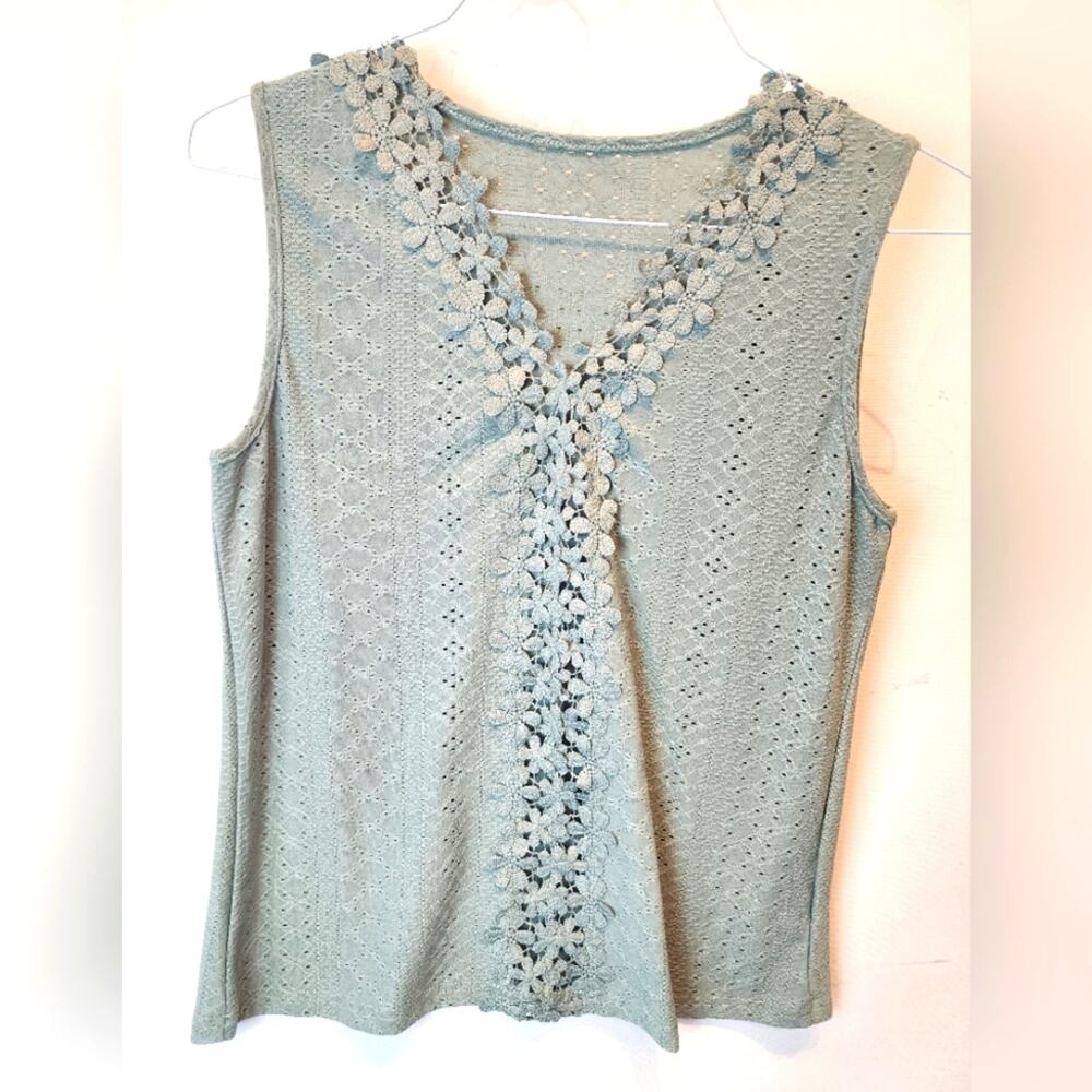 Vintage Sage Tank Size‎ M